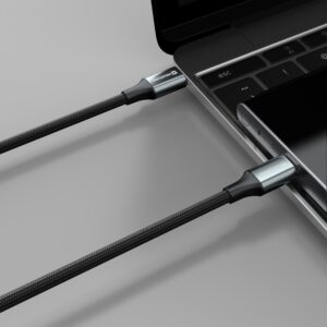 Swissten Textile II Type-C USB Cable - 71528203 - 1.5 Meter - Black 2 Swissten Textile II Type-C USB Cable - 71528203 - 1.5 Meter - Black - Image 2