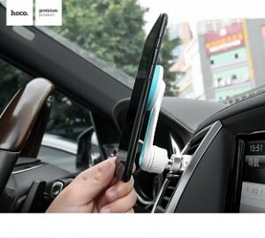 Hoco Air Vent Magnetic Mobile Car Holder - CA17 - Black - Image 3