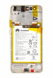 Huawei P10 Lite LCD Display + Touchscreen + Frame Incl. Battery 02351FSN Gold - Image 3