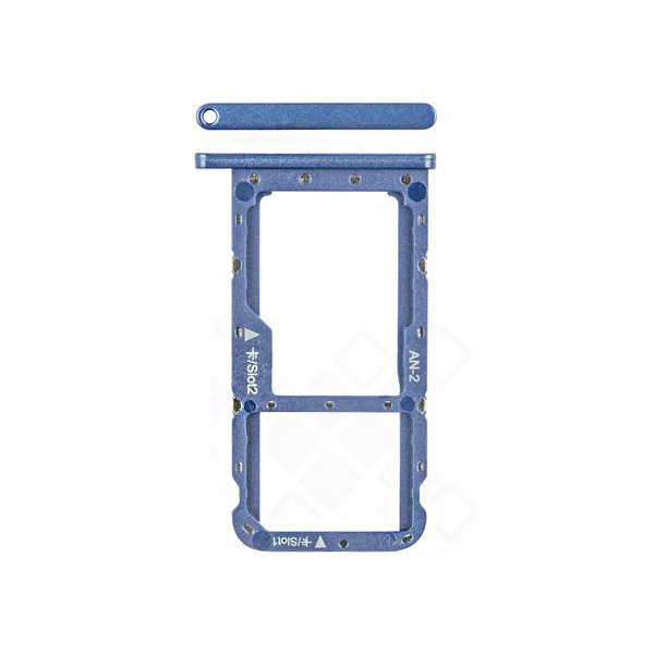 Huawei P20 Lite (ANE-LX1) Simcard holder + Memorycard Holder 51661HKL Blue