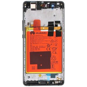 Huawei P9 Lite LCD Display + Touchscreen + Frame Incl. Battery and Parts 02350TRB/02350TMU Black - Image 3