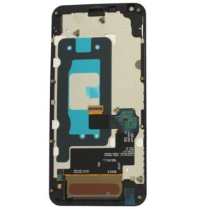 LG Q6 (LGM700N) LCD Display + Touchscreen + Frame ACQ90078701 - ACQ89809401 Black - Image 3