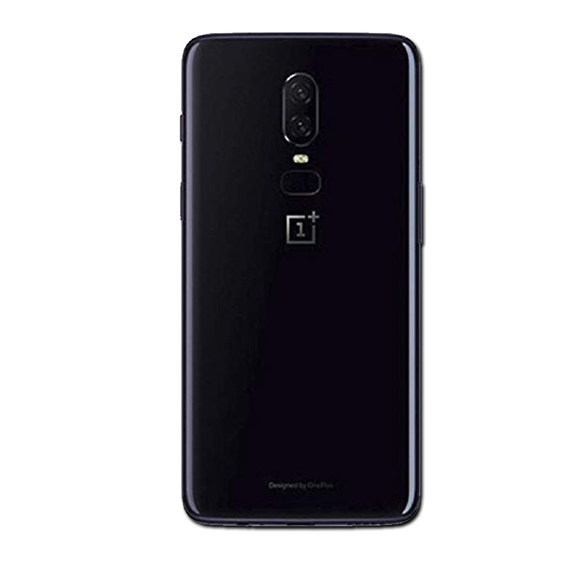 OnePlus 6 (A6003) Backcover With Camera Lens and Adhesive - Mirror Black