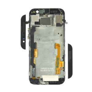 HTC One M8 LCD Display + Touchscreen + Frame with Sim, SD and Volume Flex Gold - Image 2