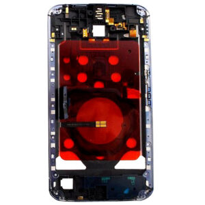 Motorola Nexus 6 (XT1100) Midframe With Main Flex Power/Volume Cable Black - Image 2