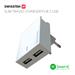 Swissten 3A Dual Travel Charger - 22032000 - White 10 Swissten 3A Dual Travel Charger - 22032000 - White - Image 10
