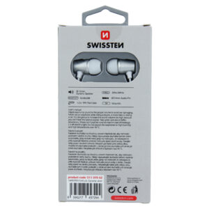 Swissten Dynamic Earbuds - 51107002 - YS500 - Silver 13 Swissten Dynamic Earbuds - 51107002 - YS500 - Silver - Image 13