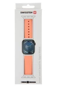 Swissten Apple Watch 38-41mm Silicone Band - 46000108 - Orange Pink 3 Swissten Apple Watch 38-41mm Silicone Band - 46000108 - Orange Pink - Image 3