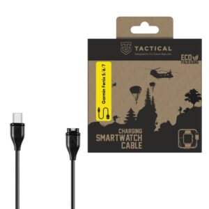 Tactical USB Charging Cable For Garmin Fenix 5/6/7 - 8596311187070 - Black 3 Tactical USB Charging Cable For Garmin Fenix 5/6/7 - 8596311187070 - Black - Image 3