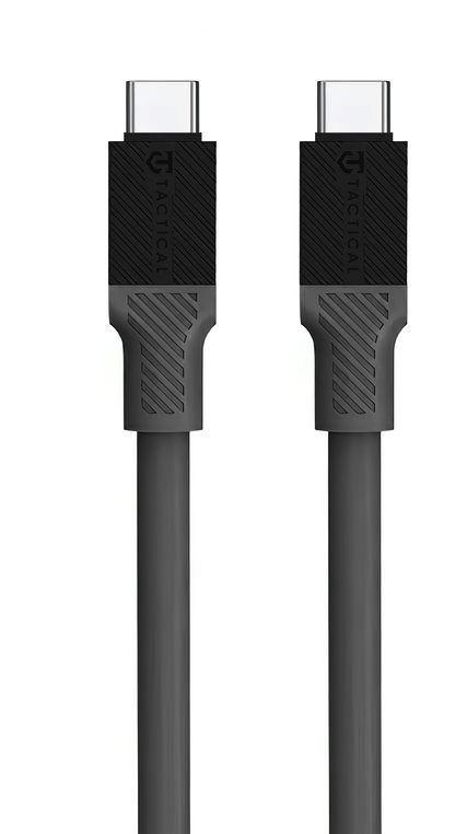 Tactical Fat Man Cable USB-C/USB-C - 8596311227929 - 1m - Grey- 1 Tactical Fat Man Cable USB-C/USB-C - 8596311227929 - 1m - Grey-