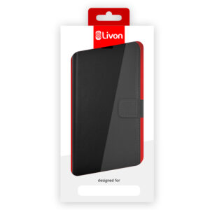 Livon iPhone 7 Plus/iPhone 8 Plus Booklet - Black 3 Livon iPhone 7 Plus/iPhone 8 Plus Booklet - Black - Image 3