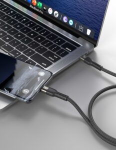 Swissten USB-C 4.0 Video Data Cable (240W) - 72501203 - 0.5 Meter 3 Swissten USB-C 4.0 Video Data Cable (240W) - 72501203 - 0.5 Meter - Image 3