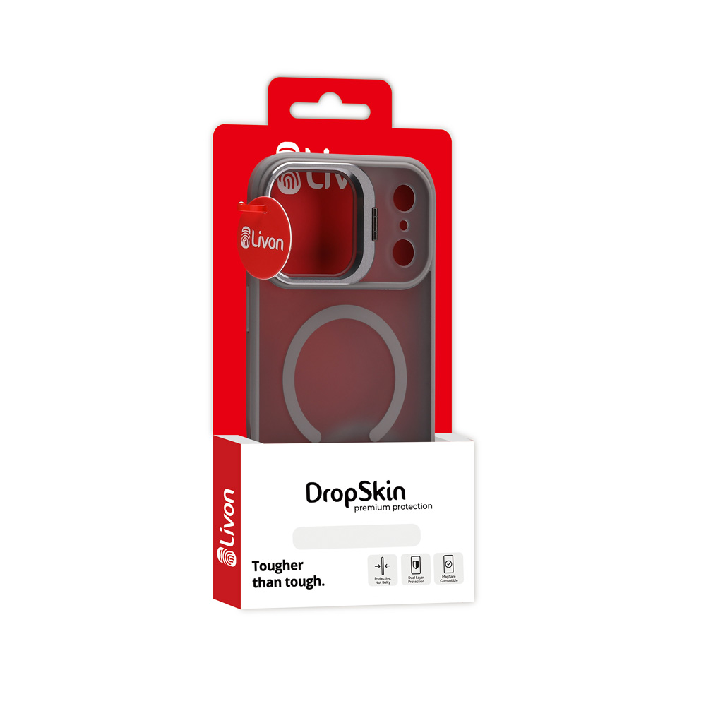 Livon iPhone 17 Pro DropSkin - Gray 2 Livon iPhone 17 Pro DropSkin - Gray - Image 2