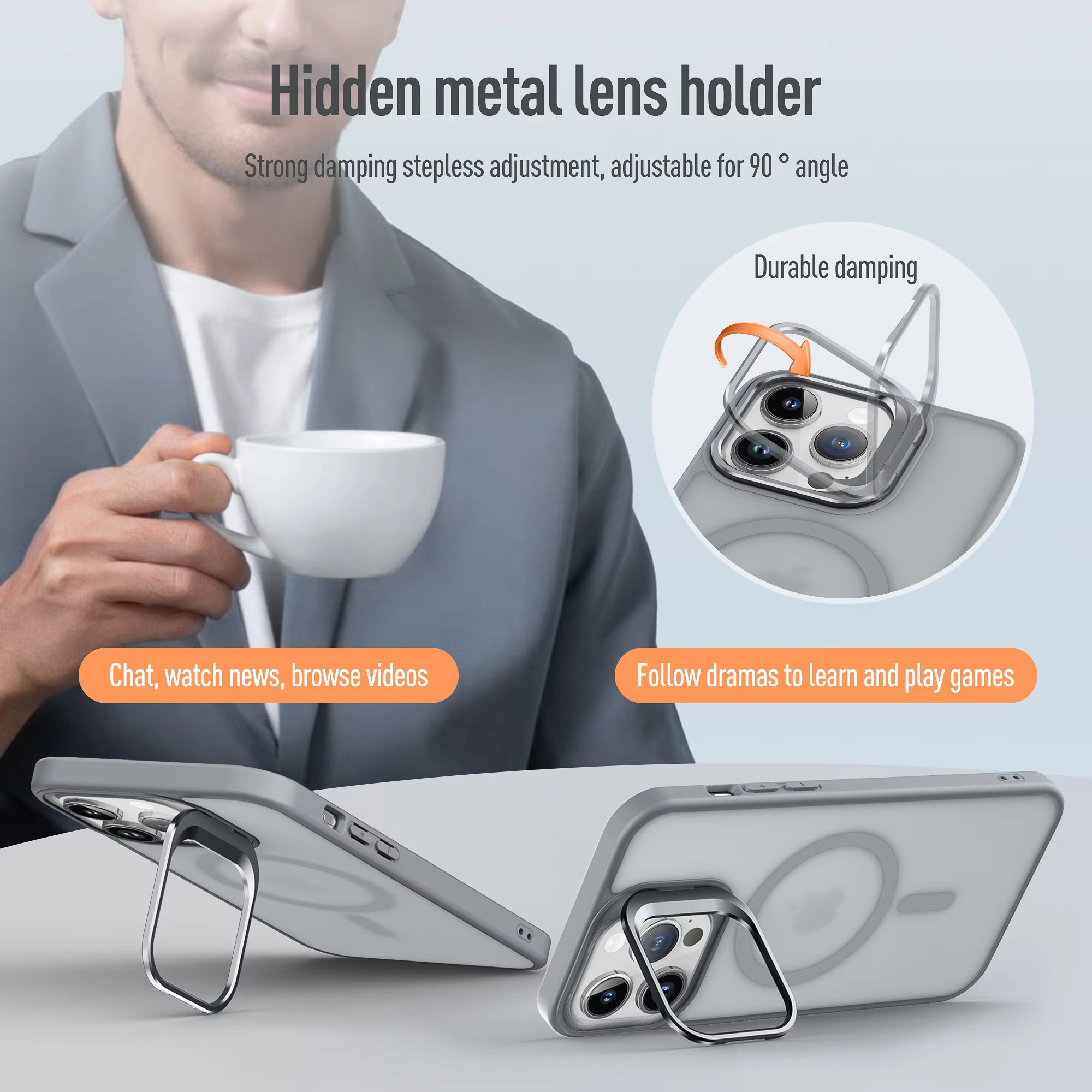 Livon iPhone 17 Pro Max DropSkin - Grey 5 Livon iPhone 17 Pro Max DropSkin - Grey - Image 5