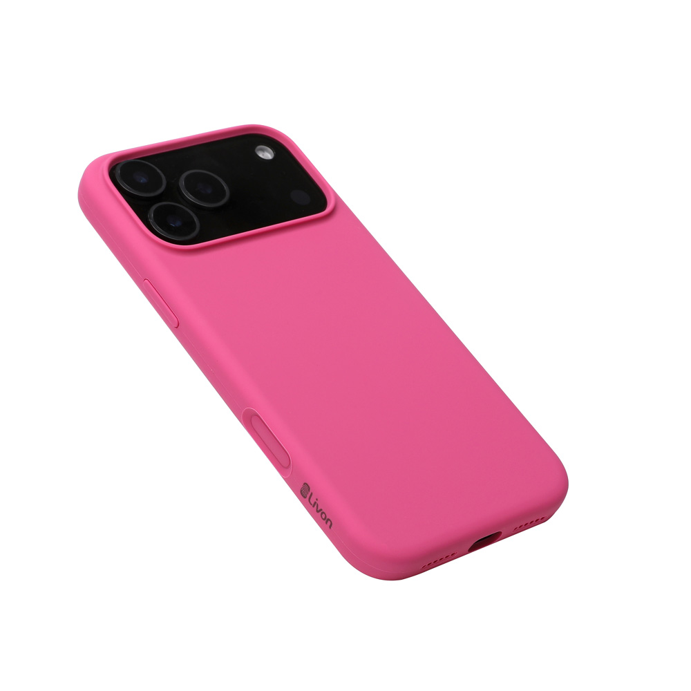 Livon iPhone 17 Pro SoftSkin - Pink Punch 6 Livon iPhone 17 Pro SoftSkin - Pink Punch - Image 6